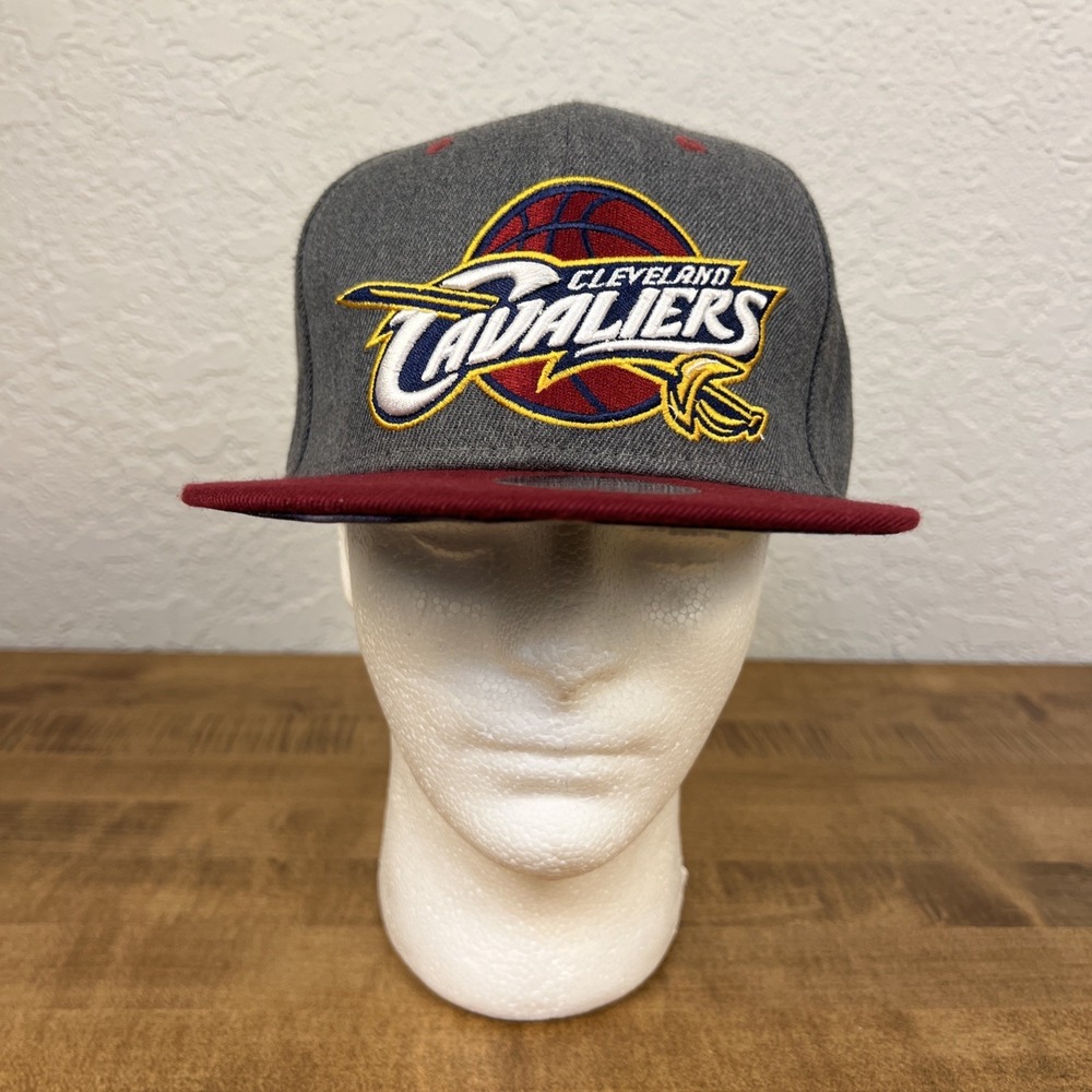 Cleveland Cavaliers Mitchell & Ness SnapBack NBA Hat Cap Lebron & Curry On Brim